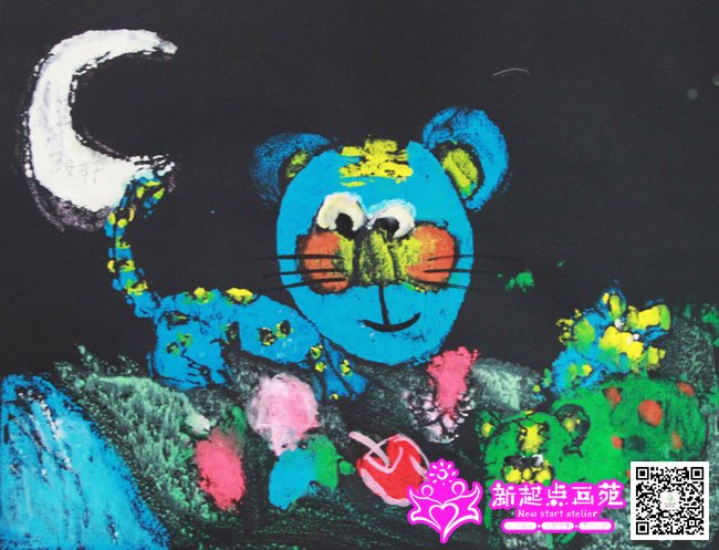 吹塑纸版画-老虎(14年6月28日)
